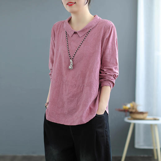 裁缝学苑AG152 复古衬衫纸样女装衬衣服装上衣2021新款打版裁剪图 商品图2