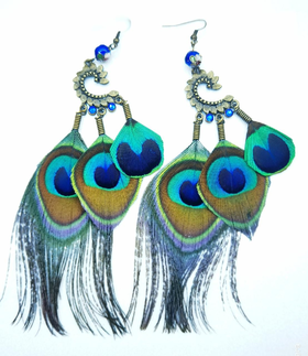 W°龙凤款合金耳坠