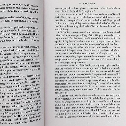 【中商原版】荒野生存:阿拉斯加之死 英文原版 Into the Wild Jon Krakauer成名作 肖恩潘电影原著小说 正版 商品图7