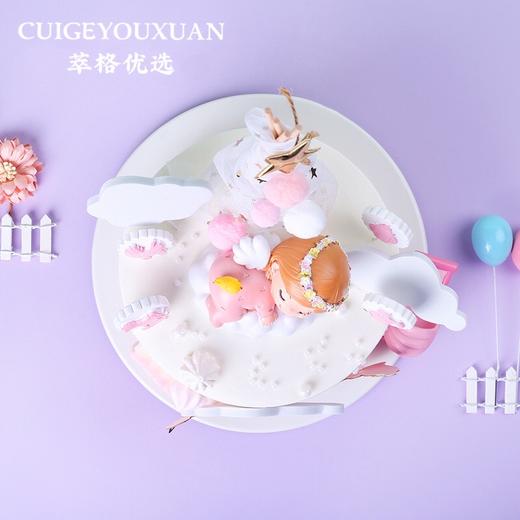 小公主百天单/双层蛋糕  [女宝宝百天首选] 商品图2