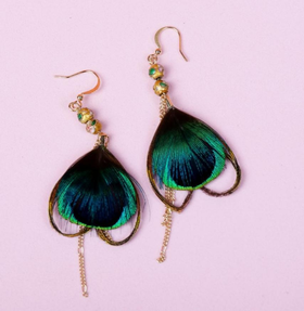 W°新心相连耳坠