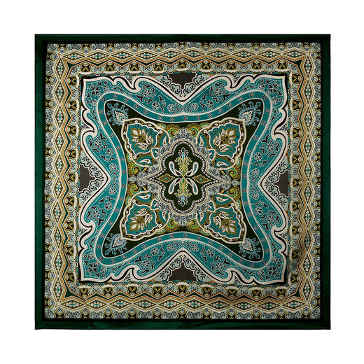 SAINTJOY/上久楷 真丝方巾 锦绣满天FJS19049 商品图7