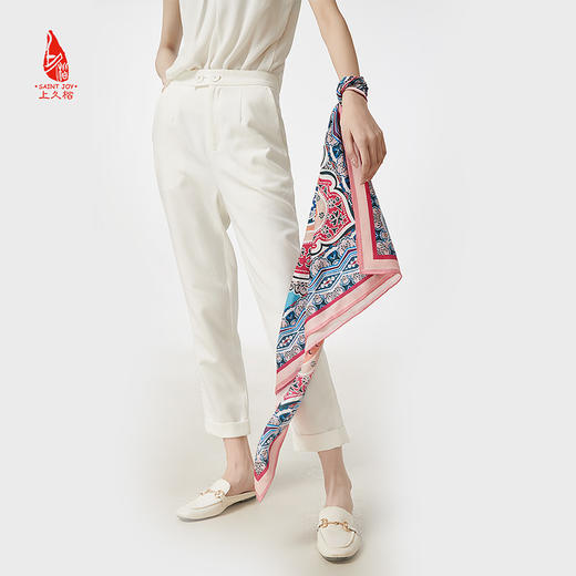 SAINTJOY/上久楷 真丝方巾 锦绣满天FJS19049 商品图3