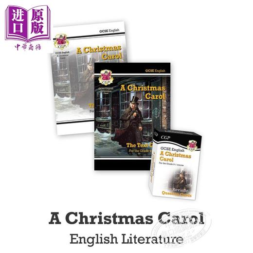 CGP GCSE Catch-Up Essentials English Literature A Christmas Carol GCSE英国文学：圣诞颂歌 备考教辅三册 含答案  商品图1