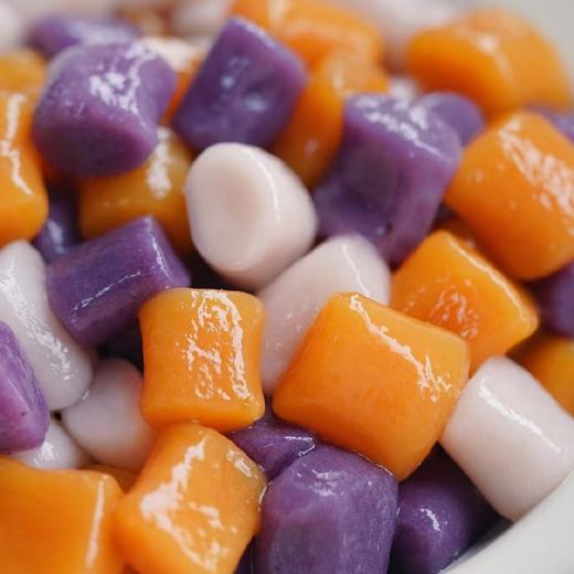 零添加剂三色芋圆（250g/1包） （芋香味十紫薯味十红薯味）4包/6包 商品图2