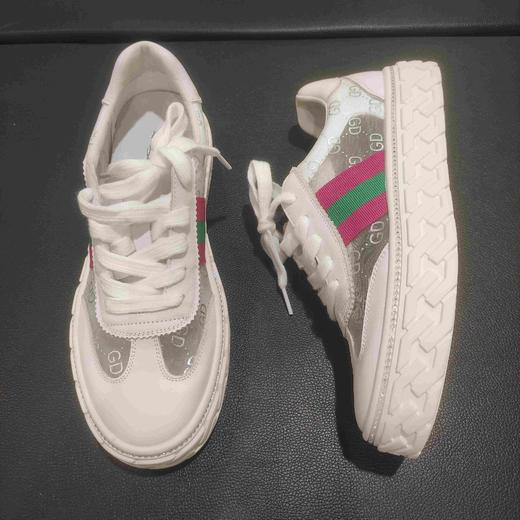lfgj jeans br506时尚潮流平底网面透气小白鞋 商品图3