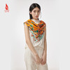 SAINTJOY/上久楷 真丝大方巾 生机·橙色 FJ16201 商品缩略图3