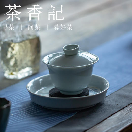 茶香记 余雨堂手作 仿古泥手绘盖碗 卷丹 釉上新彩 恽寿平 手作 商品图4