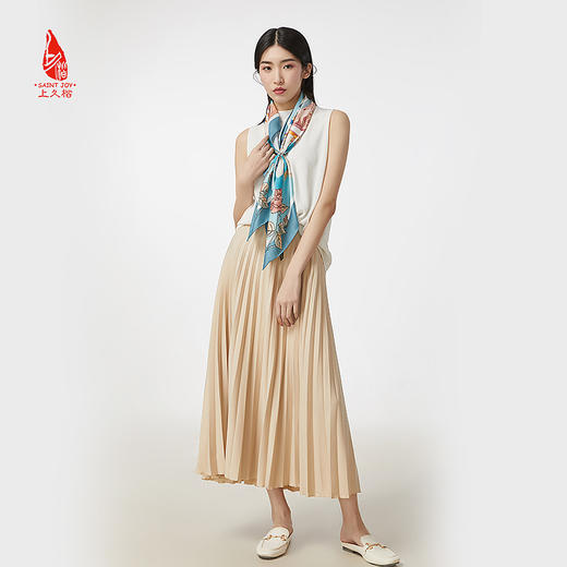 SAINTJOY/上久楷 女式真丝方巾 绸都印象 FJS20004 商品图6