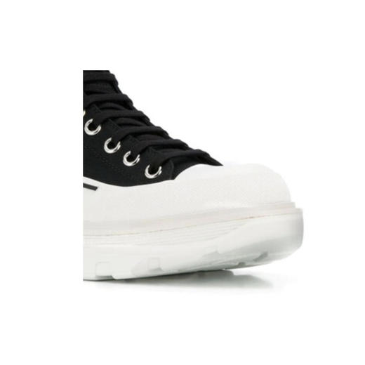 ALEXANDER MCQUEEN 麦昆 男士 中帮短靴黑帮白底 604254 W4L32 1070 商品图3