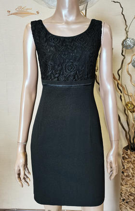 【断码】M/3XL/4XL码•YIQU丨“栀子花开”背心裙（黑玫瑰）