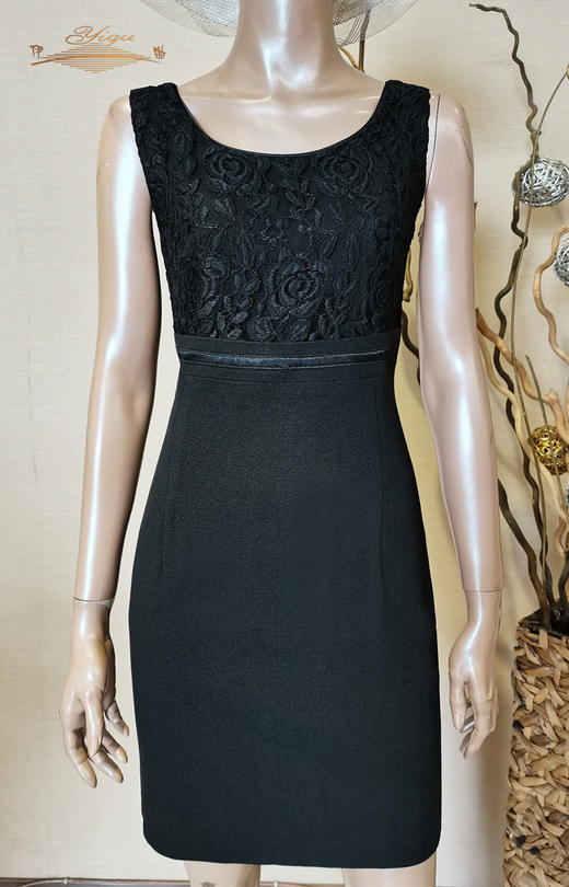 【断码】M/3XL/4XL码•YIQU丨“栀子花开”背心裙（黑玫瑰） 商品图0