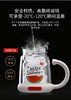 杯具熊双层玻璃杯耐隔热可爱女花茶杯子带把手茶水杯-会员8折-无备注随机发货 商品缩略图0