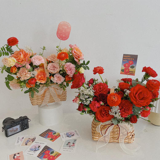 花艺  时光魔法 · 手提花篮 商品图2