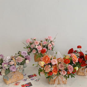 花艺  时光魔法 · 手提花篮