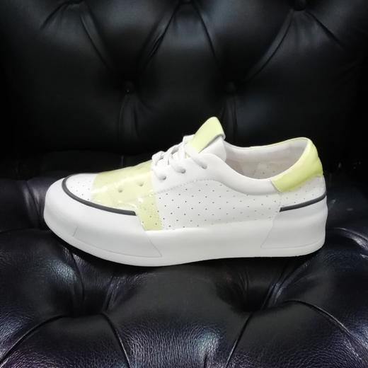 lfgj jeansAE106冲孔单皮小白鞋 商品图7