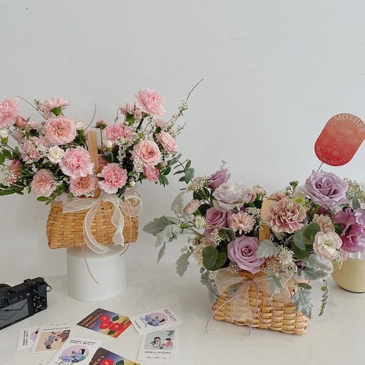 花艺  时光魔法 · 手提花篮 商品图1