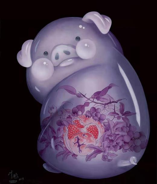 玉-猪光宝气-訾鹏 商品图0