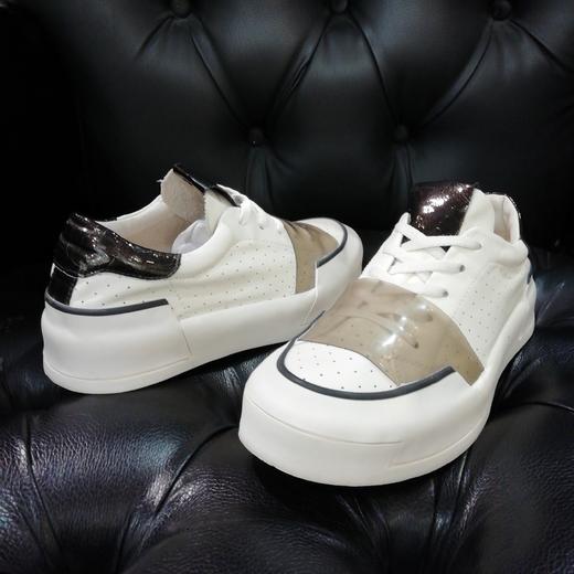 lfgj jeansAE106冲孔单皮小白鞋 商品图4