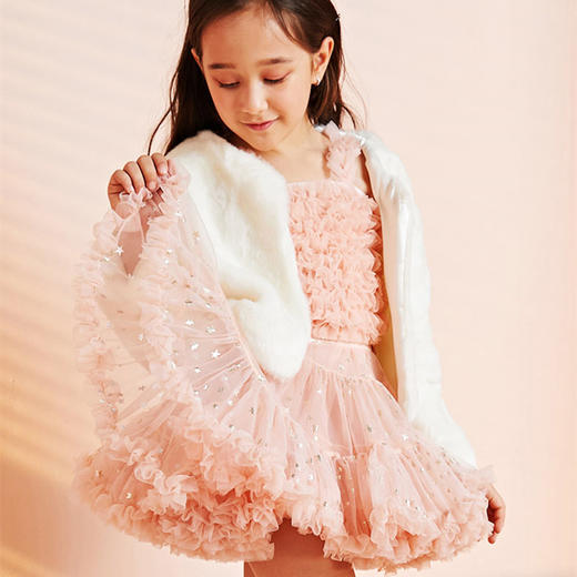 泡泡短袖/蓬蓬裙 | 法国Q.cutians女童TUTU裙蓬蓬裙泡泡短袖 儿童公主裙节日生日礼物纱裙80-130码 商品图5