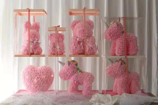 PE仿真花小熊-独角兽-爱心-520情人节生日礼物 商品图4