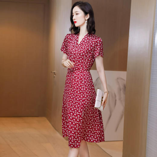 上海旗袍厂ASE-9155 真丝连衣裙 商品图0