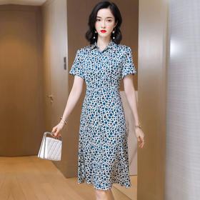 上海旗袍厂ASE-9122  真丝连衣裙