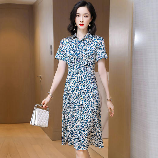 上海旗袍厂ASE-9122  真丝连衣裙 商品图0