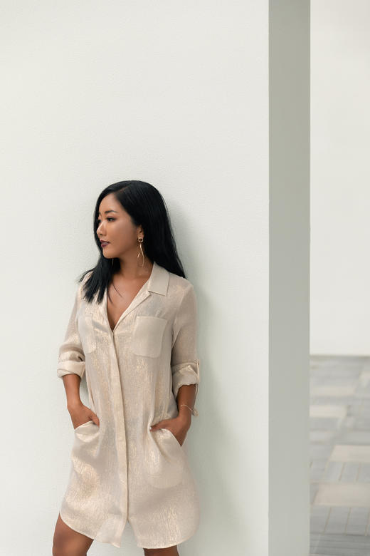 CG｜Shirt Dress [真丝衬衫裙] 商品图0