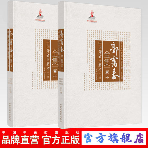 套装2本 中国分省医籍考（上册+下册）（郭霭春全集卷十）中国中医药出版社 张伯礼 中医学术古籍书籍 商品图0