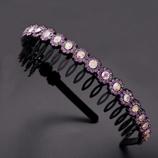PDD-发箍水钻简约防滑头箍发带洗脸带齿发夹【仅支持线上支付】 商品图3