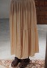 elsa esturgie 卡其色铜氨纤维丝质半身裙 商品缩略图2