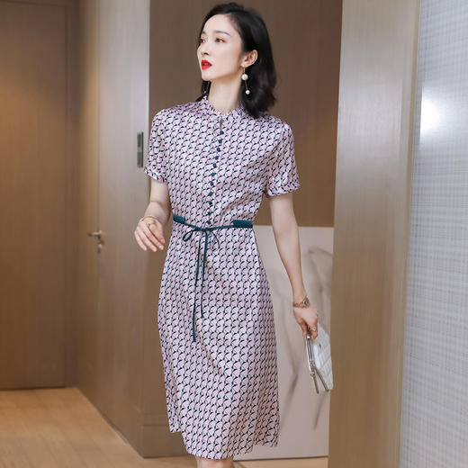 上海旗袍厂ASE-9153  真丝连衣裙 商品图6