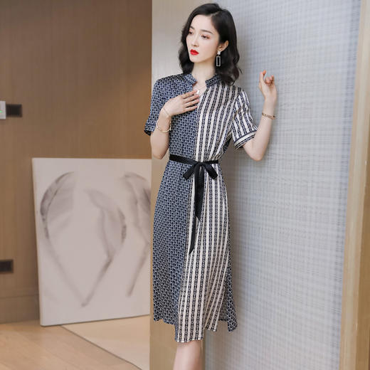 上海旗袍厂ASE-9158真丝连衣裙 商品图3