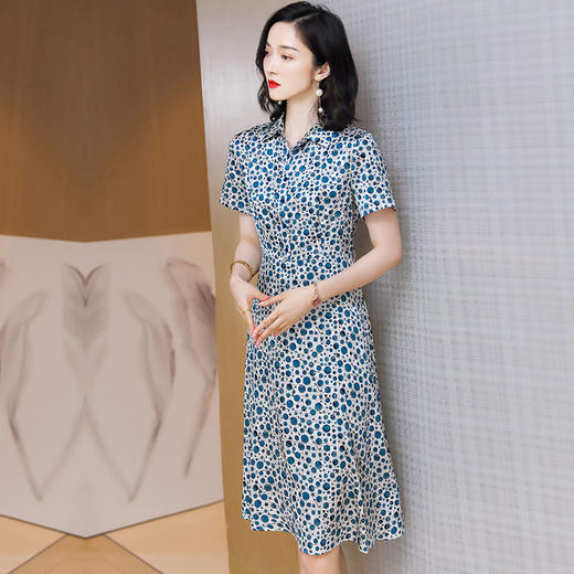 上海旗袍厂ASE-9122  真丝连衣裙 商品图2