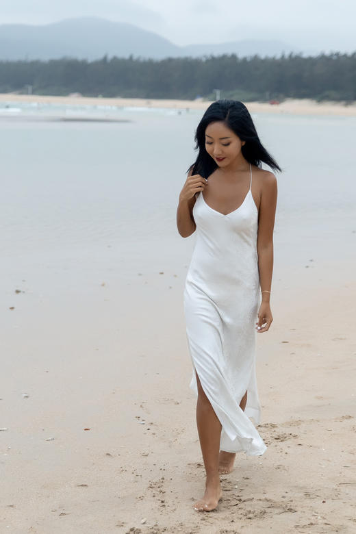 CG｜Lei dress Cowls back slipdress 05_502 [真丝交叉露背吊带连衣裙] 商品图5