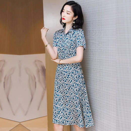 上海旗袍厂ASE-9122  真丝连衣裙 商品图3