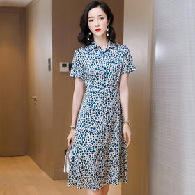 上海旗袍厂ASE-9122  真丝连衣裙