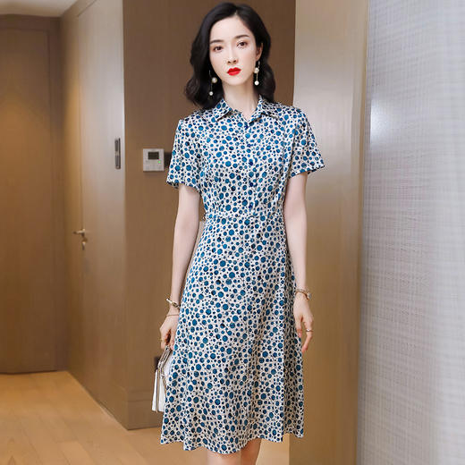 上海旗袍厂ASE-9122  真丝连衣裙 商品图1