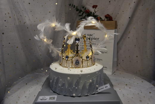 灰色皇冠羽毛 商品图0