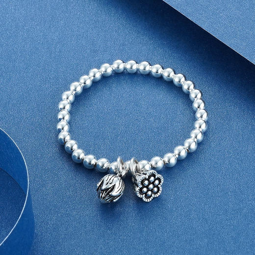 S925银【两世欢】儿童手串【KDFSL007】手链2105 商品图1