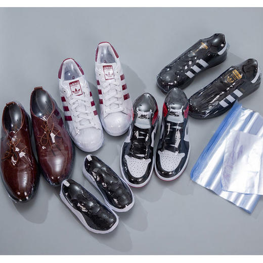 【50只装】鞋热缩膜密封防潮防氧化塑封鞋袋收纳防尘袋家用鞋罩【爆款家居】【ZKQ】 商品图2