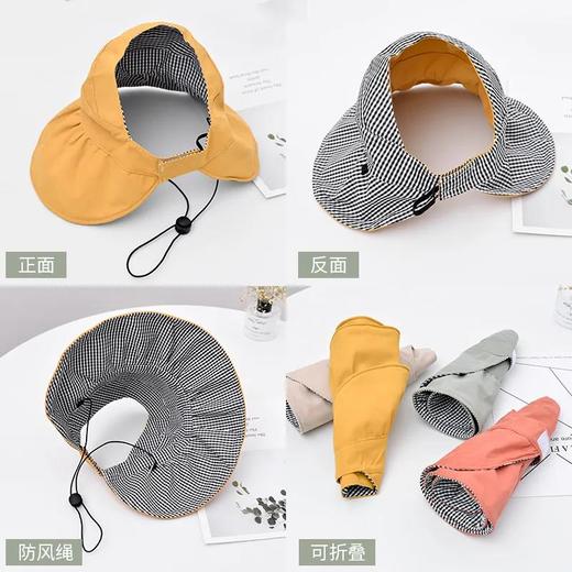 儿童空顶帽子夏季薄款宝宝防晒遮阳帽亲子韩版女童公主太阳渔夫帽 商品图4