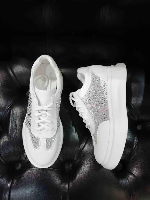 LFGJ女鞋 2270 夏款时尚百搭厚底满钻网鞋 商品图10