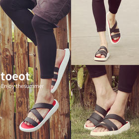  夏日好物拼｜一双九穿的韩国潮牌创意亲子凉鞋，好看好玩又舒服！ 