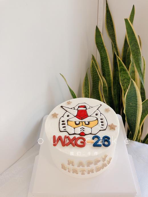 高达手绘蛋糕（多个款式）-低糖处理无添加 商品图0