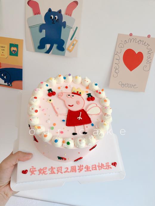 小猪佩奇/吹风筒蛋糕-低糖处理无添加 商品图0