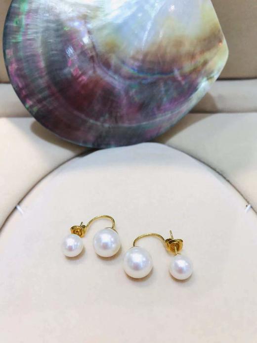 2F  金鸿珍珠  淡水珍珠耳钉 商品图0