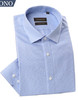 Tuono托诺成衣免烫衬衫秋冬修身长袖棉青年商务男士衬衣NC7557 浅蓝色千鸟格 商品缩略图3
