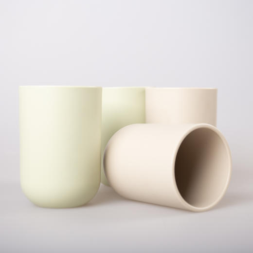 【漱口杯】简约漱口杯刷牙杯水杯纯色被子加厚款PP杯子情侣款 商品图5